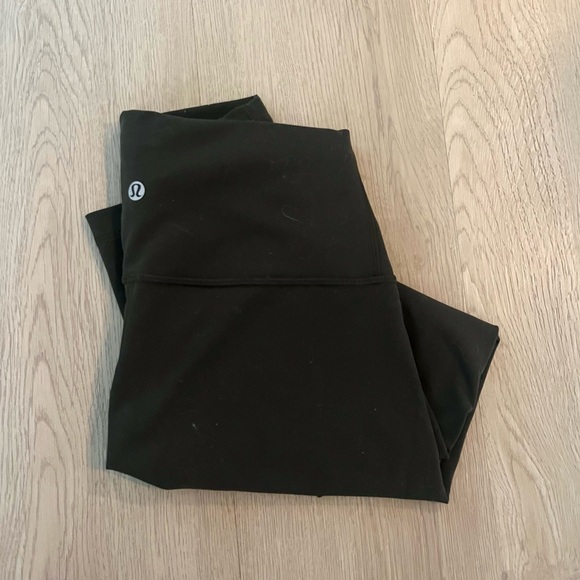 lululemon athletica Pants - Lululemon Align Leggings 23" High Rise Dark Olive Green